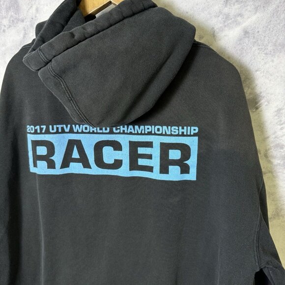 RZR UTV World Championship Hoodie Sweatshirt Mens XL Black Racing - Picture 11 of 16